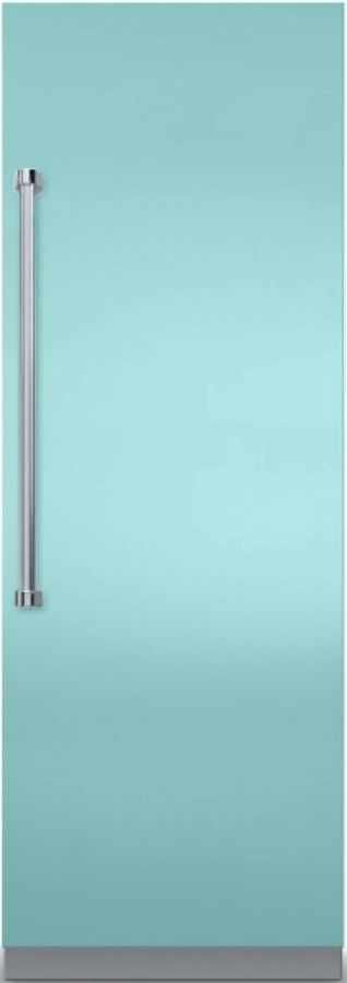 Viking® 7 Series 16.4 Cu. Ft. Bywater Blue Fully Integrated Right Hinge All Refrigerator with 5/7 Series Panel