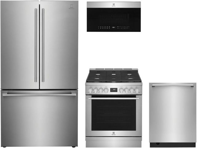 Electrolux 4 Piece Stainless Steel Kitchen Package-0