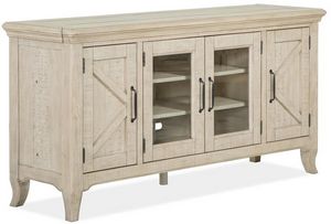 Magnussen Home® Harlow Weathered Bisque Large Media Console 