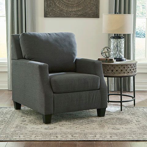 Signature Design by Ashley® Bayonne Charcoal Chair 4
