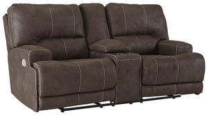Signature Design by Ashley® Kitching Java Power Reclining Loveseat