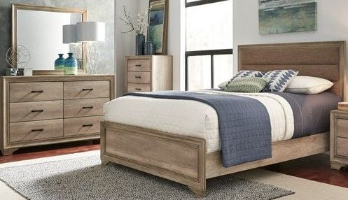 Liberty Sun Valley 3-Piece Sandstone Upholstered Twin Bedroom Set-0
