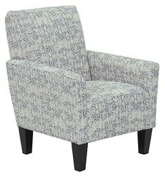 Dynasty Furniture Blue/Beige Chair