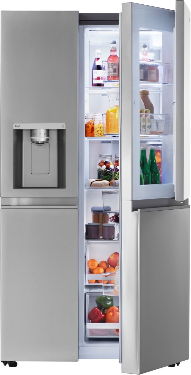 LG 27.1 Cu. Ft. PrintProof™ Stainless Steel Side-by-Side Refrigerator 2