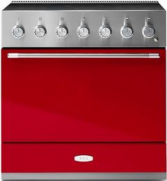 AGA Mercury 36" Piccadilly Red Freestanding Induction Range