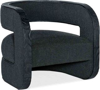 Hooker® Furniture CC Burke Charred Black/Wolf Ebony Accent Chair