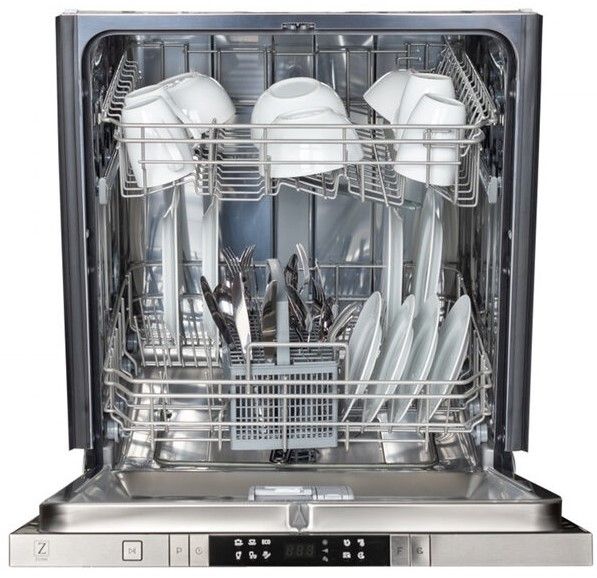 ZLINE DW Series 24" DuraSnow® Stainless Steel Built In Dishwasher 1