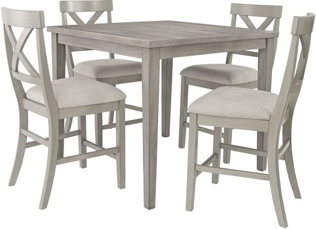 Signature Design by Ashley® Parellen Gray Counter Height Dining Table 2