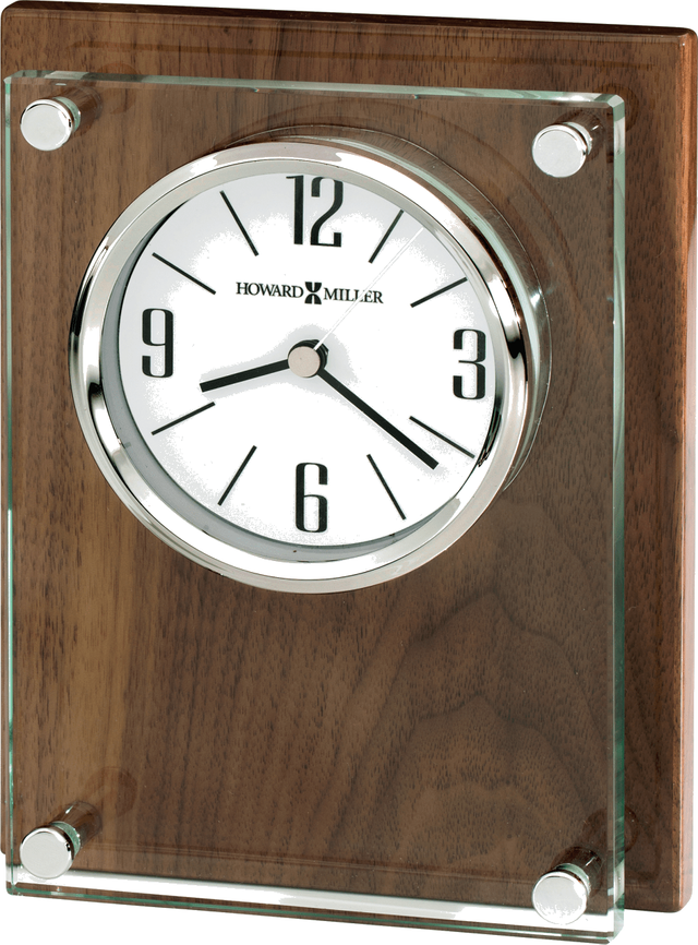 Howard Miller® Amherst Walnut Tabletop Clock