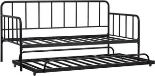 Signature Design by Ashley® Trentlore Black Twin Metal Day Youth Bed with Trundle