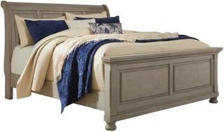 Signature Design by Ashley® Lettner Light Gray Queen Sleigh Bed