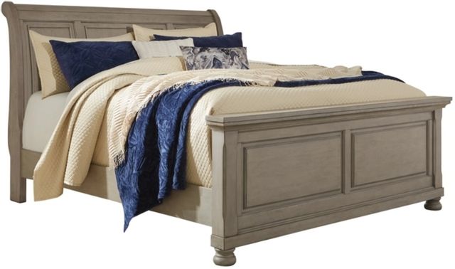 Signature Design by Ashley® Lettner Light Gray King Sleigh Bed
