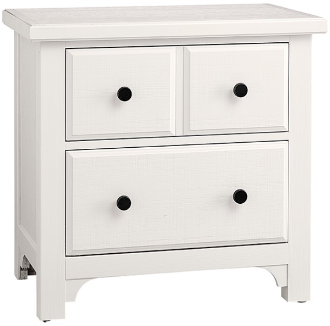 cool white nightstand