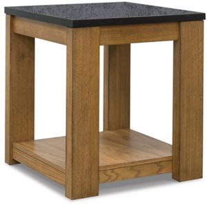 Signature Design by Ashley® Quentina Light Brown/Black End Table