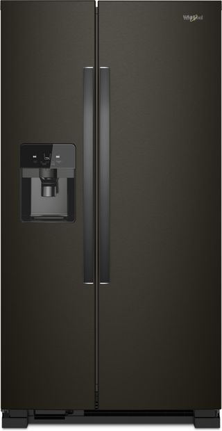 Whirlpool® 24.5 Cu. Ft. Side-by-Side Refrigerator-Fingerprint Resistant Black Stainless