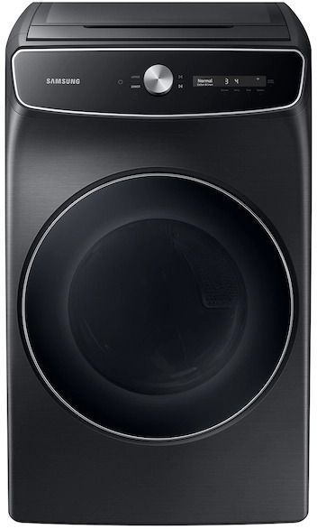 Samsung 7.5 Cu. Ft. FlexDry™ Brushed Black Smart Dial Electric Dryer 0