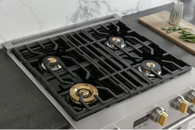 Monogram® Statement Collection 30" Stainless Steel Pro Style Gas Range 5