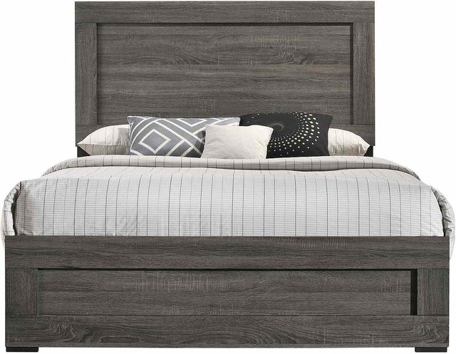 Lifestyle 8321A Grey King Panel Bed-1