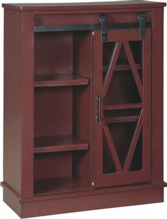 Signature Design by Ashley® Bronfield Antique Red Accent Cabinet