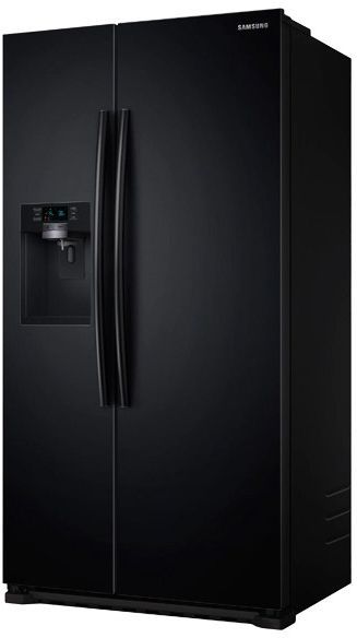 Samsung 22 Cu. Ft. Counter Depth Side-By-Side Refrigerator-Black 4
