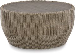 Signature Design by Ashley® Danson Beige Outdoor Coffee Table