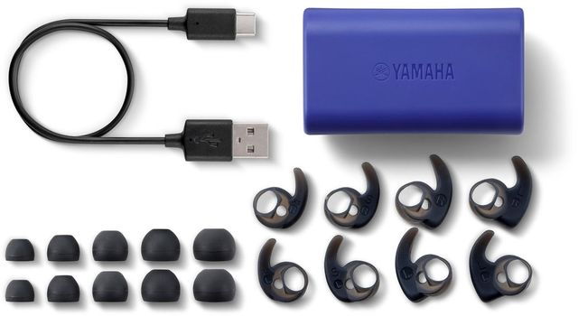 Yamaha® TW-ES5A Blue True Wireless In-Ear Headphones 4