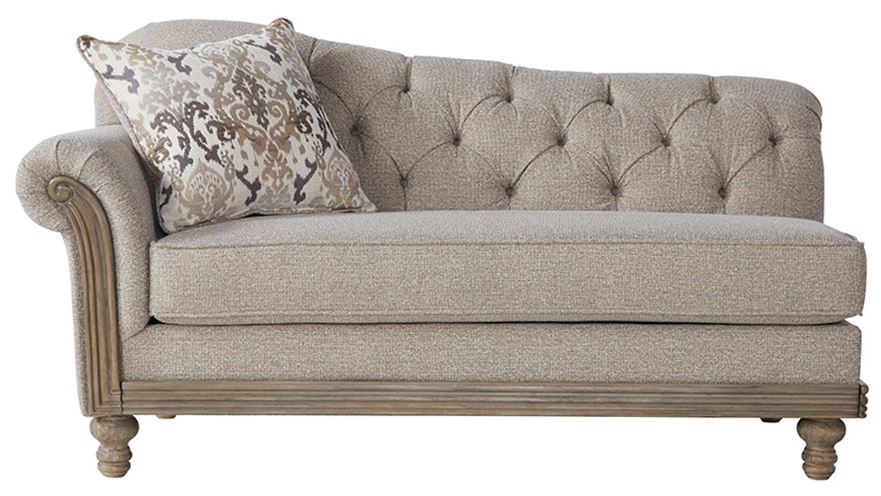 Hughes Furniture 8725 Sandstone Oyster Chaise