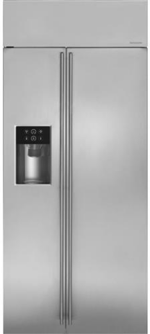 Monogram® 21.2 Cu. Ft. Built In Side By Side Refrigerator-Stainless Steel 0