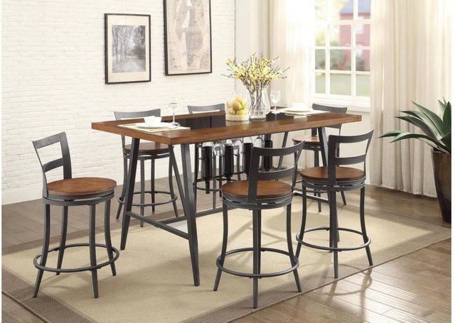 Homelegance® Selbyville Two-Tone Counter Height Dining Table 3