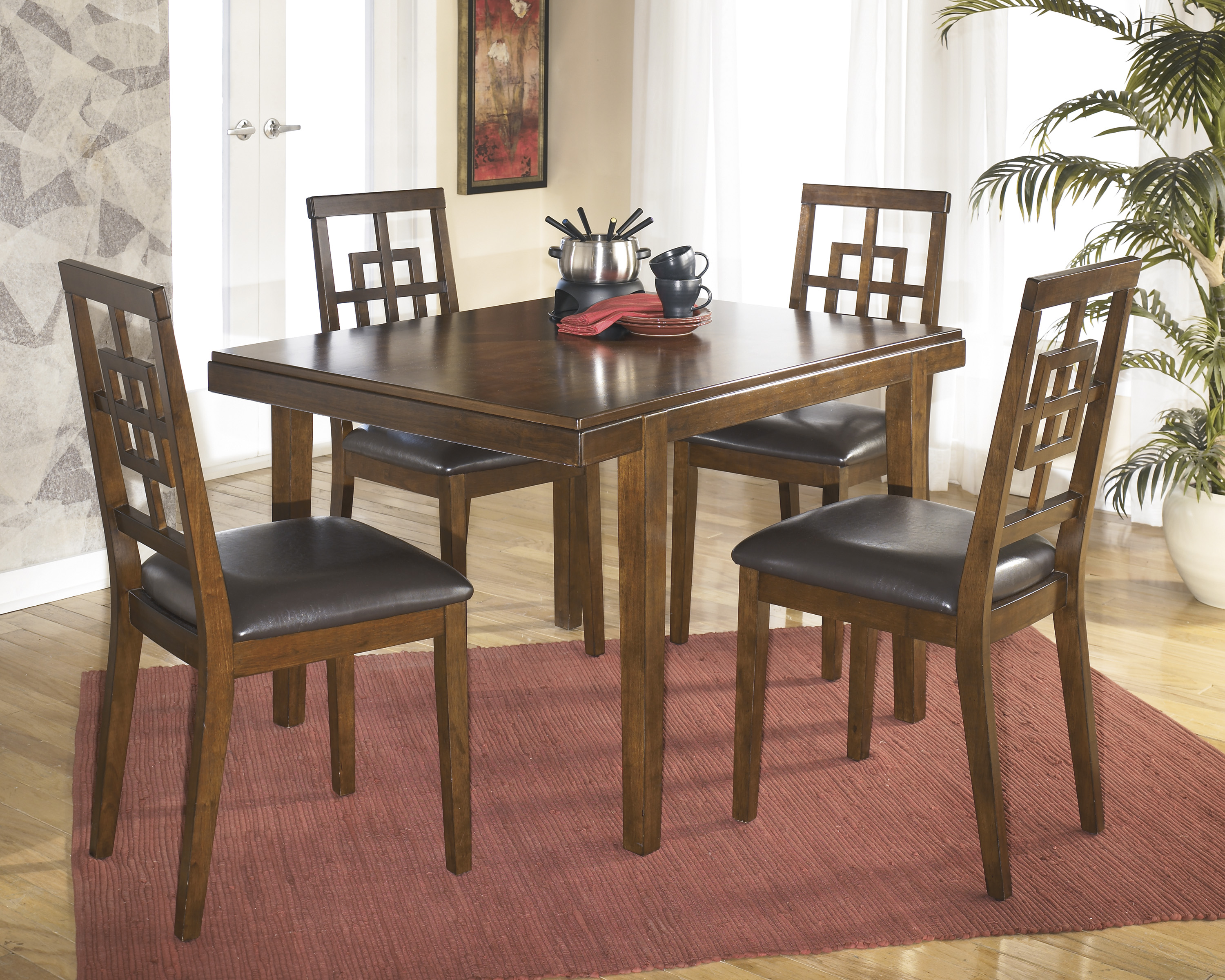 Signature Design by Ashley® Cimeran Rectangular Medium Brown 5 Piece Dining Table Set