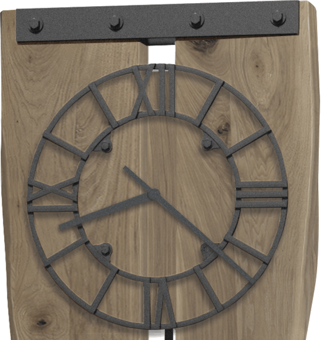 Howard Miller® Zeno Wall Natural Gray Floor Clock 1