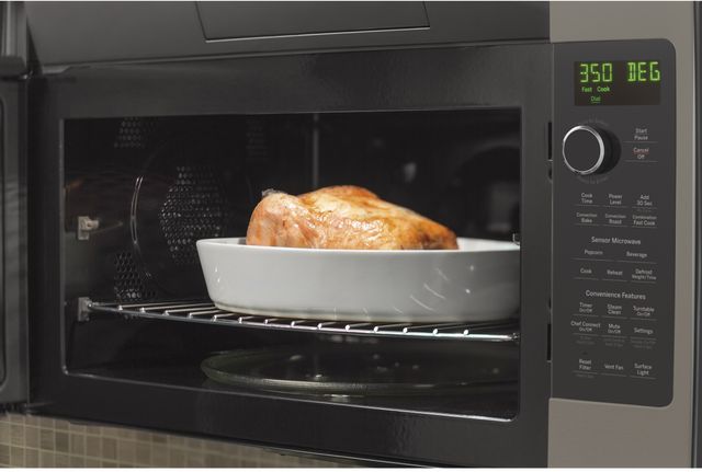 GE Profile™ 1.7 Cu. Ft. Stainless Steel Over The Range Microwave 2