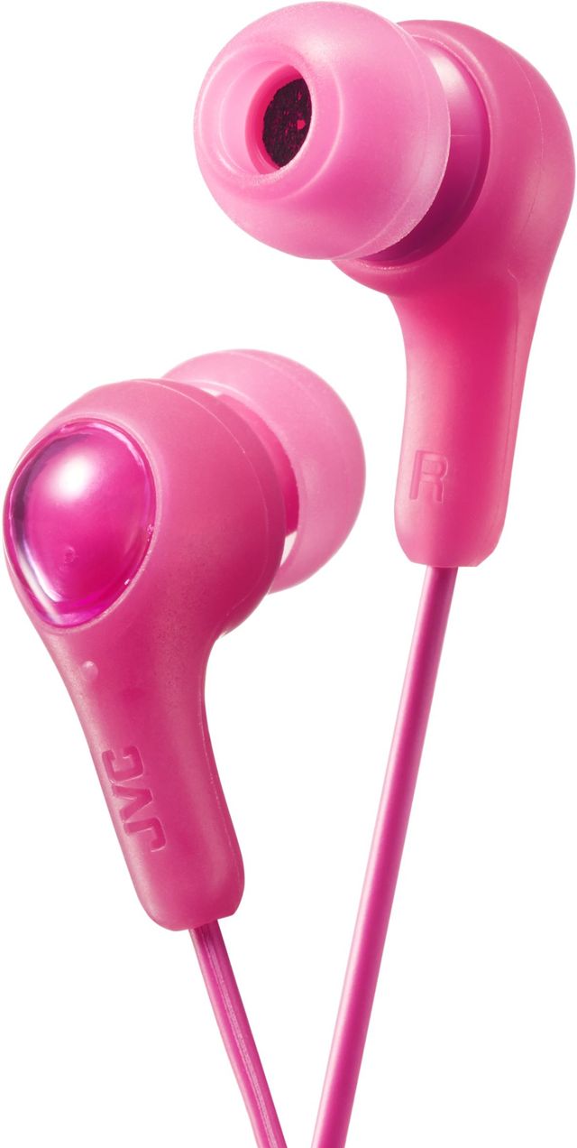 JVC HA-FX7 Punch Pink Gumy Plus In-Ear Headphones