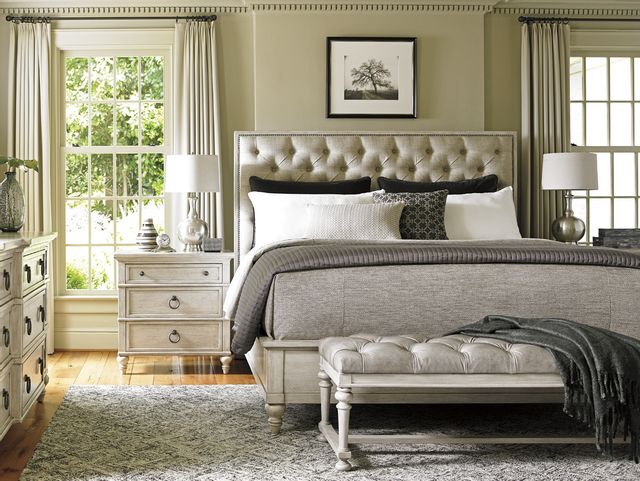 Lexington Home Oyster Bay Sag Harbor Queen Tufted Upholstered Bed 2