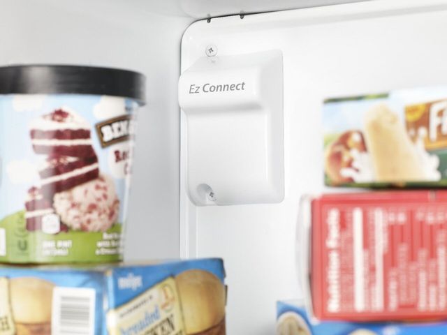 Whirlpool® 17.6 Cu. Ft. Fingerprint Resistant Black Stainless Steel Top Freezer Refrigerator 7