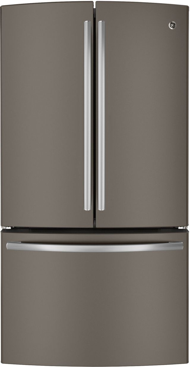 GE Profile 23.1 Cu. Ft. Counter Depth French Door Refrigerator-Slate