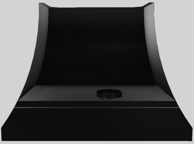 Vent-A-Hood® Designer Series 42" Black Wall Mounted Range Hood-3