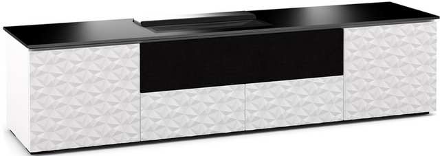Salamander Designs® Chameleon Milan 245 Black/White Cabinet with Hisense Projector Integrated 0