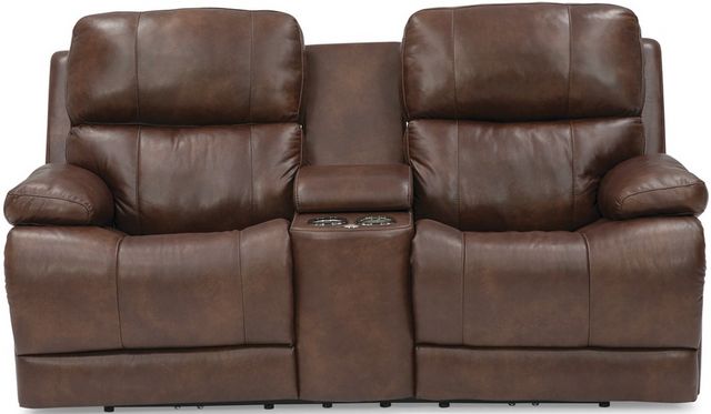 Palliser® Furniture Customizable Kenaston Power Reclining Loveseat with Power Headrest and Console-2