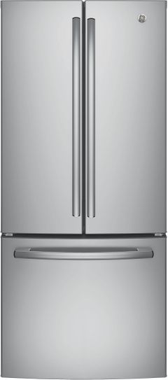 GE® Series 20.8 Cu. Ft. Stainless Steel French Door Refrigerator-GNE21FSKSS