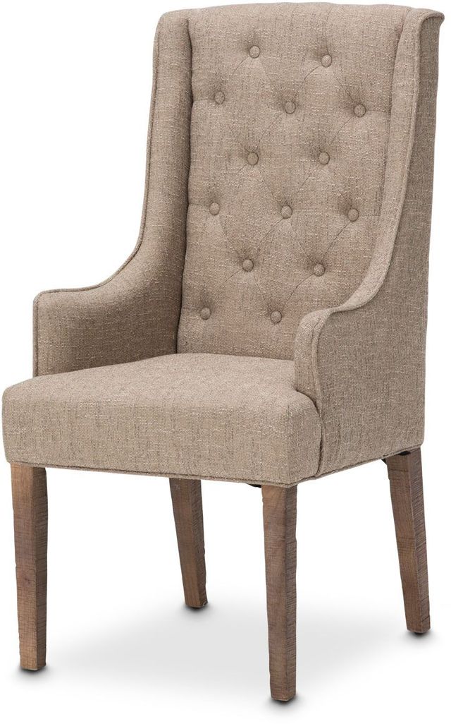 Michael Amini® Hudson Ferry Driftwood Arm Chair 1