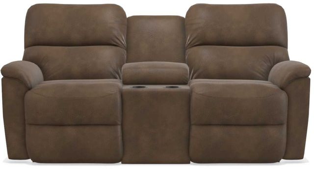 La-Z-Boy® Brooks Ash Power Reclining Loveseat With Headrest And Console 0