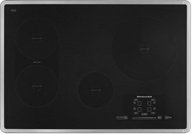 KitchenAid® Architect® Series II 30" Stainless Steel Induction Cooktop-0
