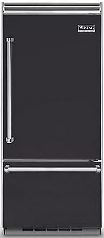 Viking® Professional 5 Series 20.4 Cu. Ft. Built-In Bottom Freezer Refrigerator-Graphite Gray