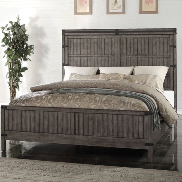 Legends Home Storehouse Smoked Grey Queen Bed
