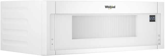 Whirlpool® 1.1 Cu. Ft. Black On Stainless Over The Range Microwave 20