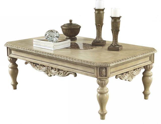 Signature Design by Ashley® Ortanique Antique White Coffee Table 1