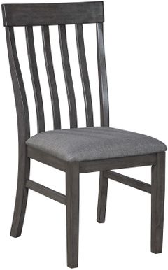 Benchcraft® Luvoni Dark Charcoal Gray Upholstered Chair