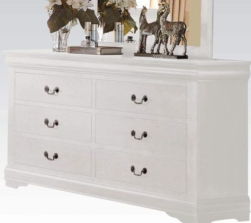 ACME Furniture Louis Philippe White Dresser