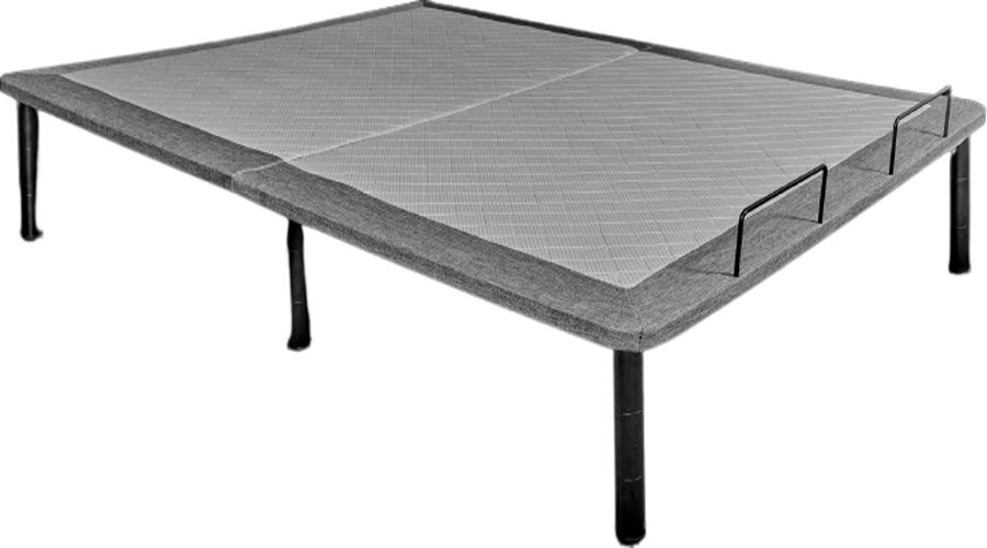 Metal bed frame on sale with adjustable legs